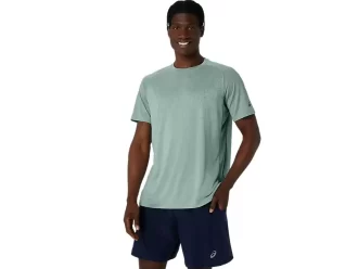 ACTIBREEZE ŻAKARDOWA BLUZKA Z KRÓTKIM RĘKAWEM