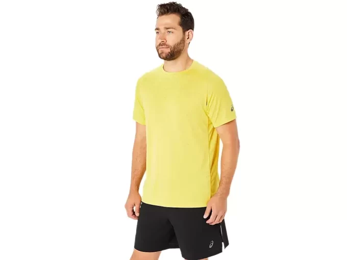 ACTIBREEZE ŻAKARDOWA BLUZKA Z KRÓTKIM RĘKAWEM