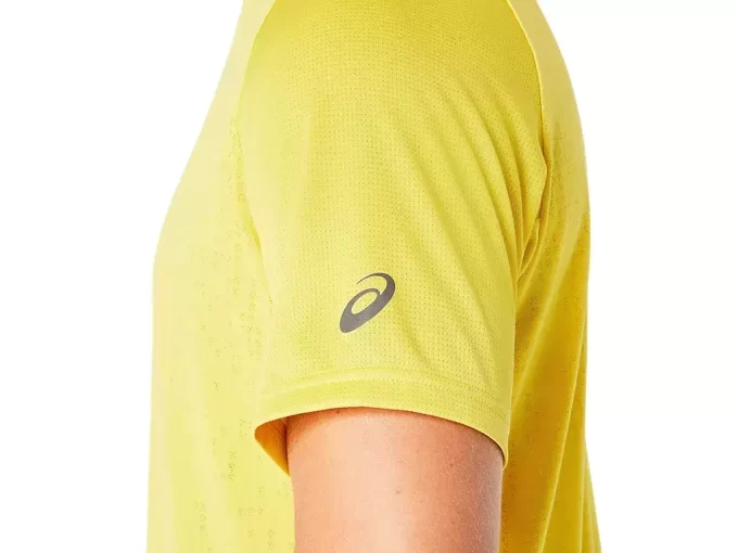 ACTIBREEZE ŻAKARDOWA BLUZKA Z KRÓTKIM RĘKAWEM