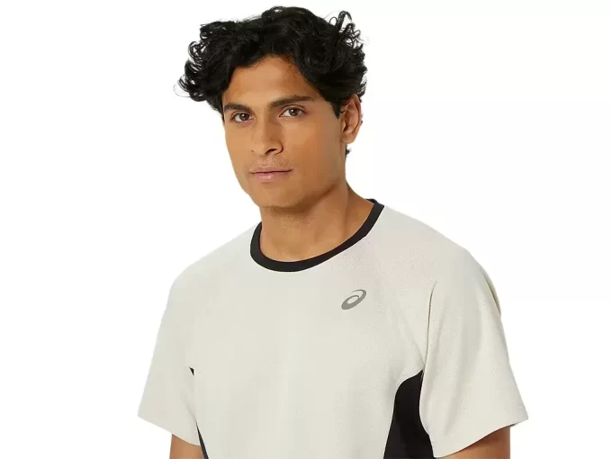 ACTIBREEZE DZIANINOWA BLUZKA Z KRÓTKIM RĘKAWEM