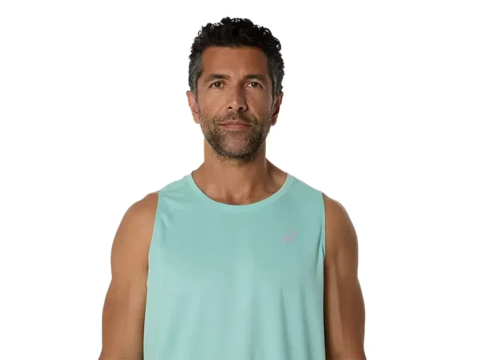 ASICS SILVER SINGLET ASICS SILVER SINGLET