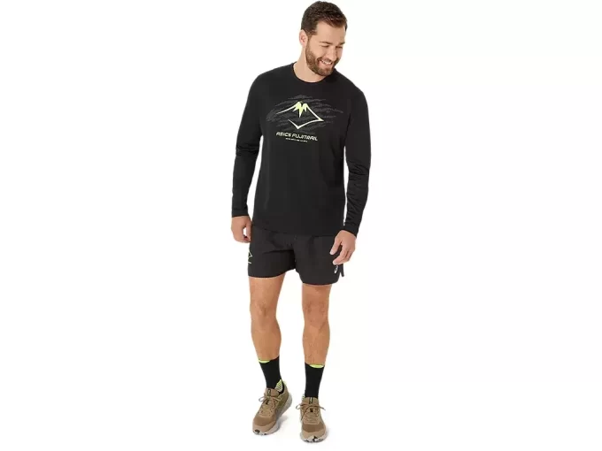 Bluzka z długim rękawem i logo FUJITRAIL