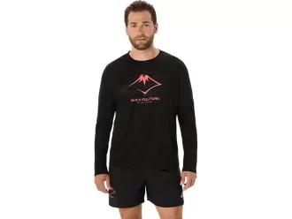 Bluzka z długim rękawem i logo FUJITRAIL