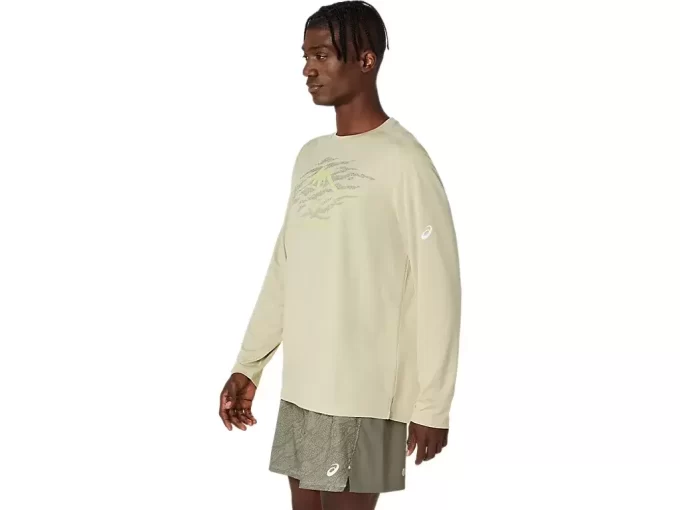 Bluzka z długim rękawem i logo FUJITRAIL