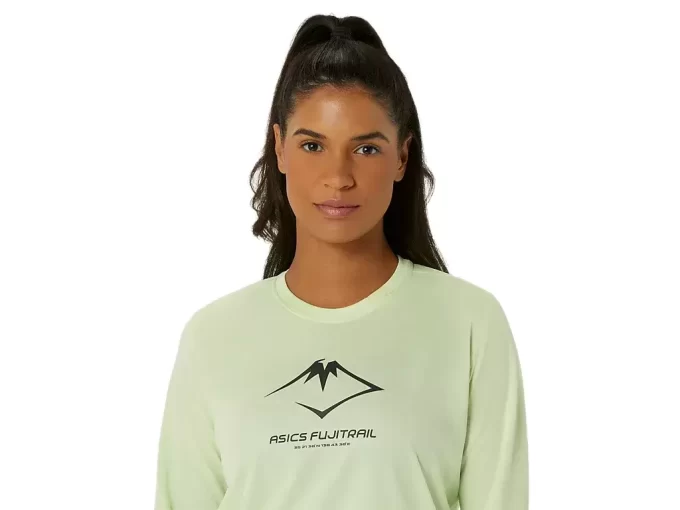 Bluzka z długim rękawem i logo FUJITRAIL Bluzka z długim rękawem i logo FUJITRAIL