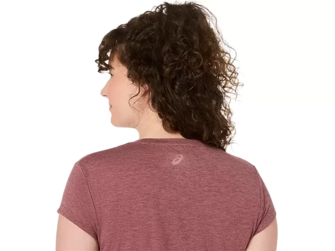 DAMSKI TOP Z OKRĄGŁYM KOŁNIERZEM W KOLORZE MELANŻOWYM DAMSKI TOP Z OKRĄGŁYM KOŁNIERZEM W KOLORZE MELANŻOWYM