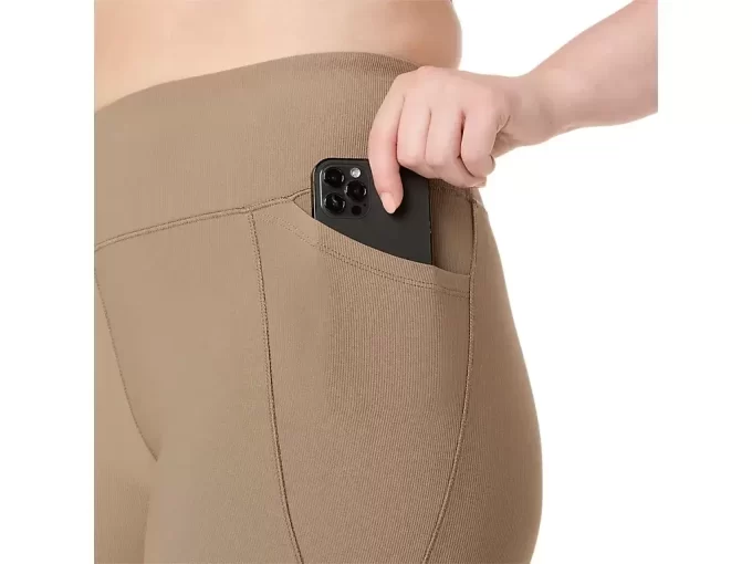 Damskie legginsy z wysokim stanem 7/8