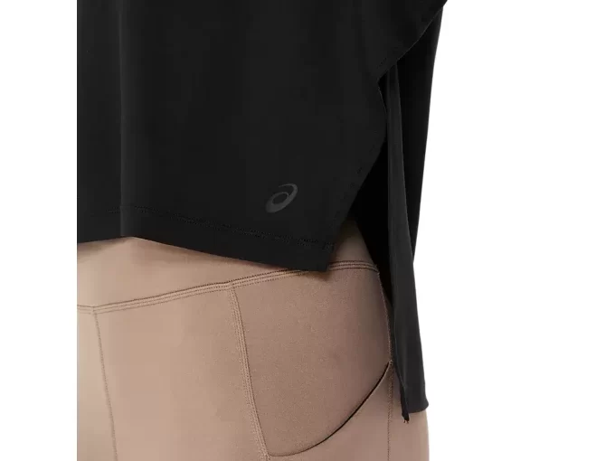 ELASTYCZNA BLUZA Z KRÓTKIM RĘKAWEM