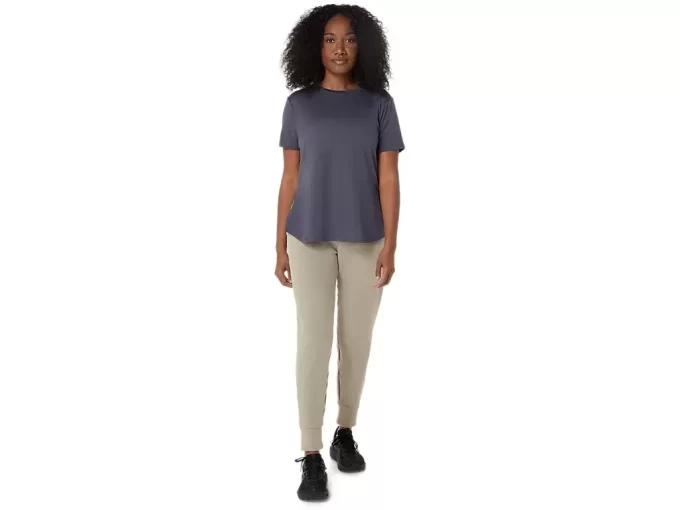 ELASTYCZNA BLUZA Z KRÓTKIM RĘKAWEM ELASTYCZNA BLUZA Z KRÓTKIM RĘKAWEM