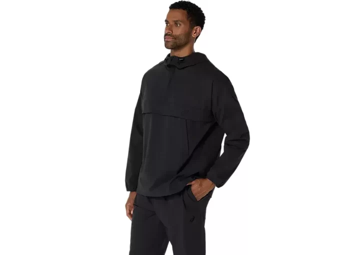 KURTKA Z PODWÓJNEGO SPLOTU, LUŹNA, ZAKŁADANA PRZEZ RĘKAW KURTKA Z PODWÓJNEGO SPLOTU, LUŹNA, ZAKŁADANA PRZEZ RĘKAW