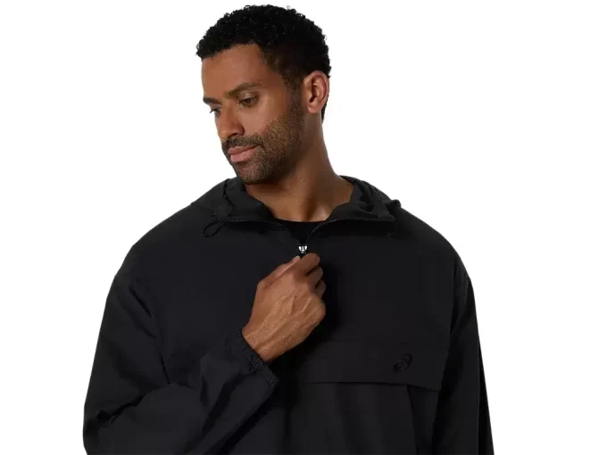 KURTKA Z PODWÓJNEGO SPLOTU, LUŹNA, ZAKŁADANA PRZEZ RĘKAW KURTKA Z PODWÓJNEGO SPLOTU, LUŹNA, ZAKŁADANA PRZEZ RĘKAW