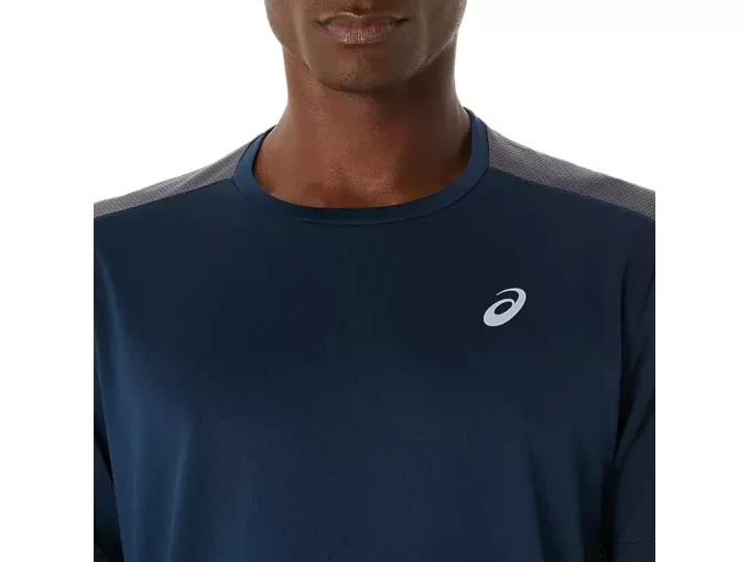 LITE-SHOW SIATECZKOWA BLUZKA Z KRÓTKIM RĘKAWEM LITE-SHOW SIATECZKOWA BLUZKA Z KRÓTKIM RĘKAWEM