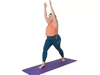 NAGINO FLEX HEATHER BEZRĘKAWOWY TOP