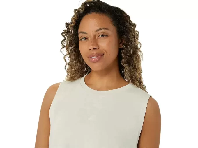 NAGINO FLEX HEATHER BEZRĘKAWOWY TOP