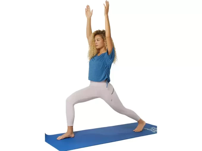 NAGINO FLEX HEATHER TOP Z KRÓTKIM RĘKAWEM