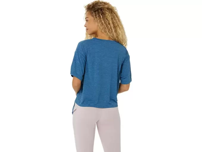 NAGINO FLEX HEATHER TOP Z KRÓTKIM RĘKAWEM