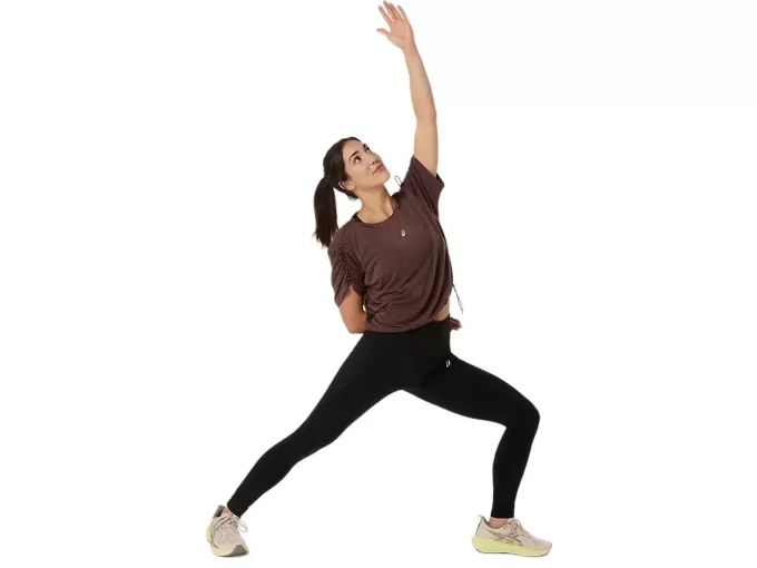 NAGINO RUN REGULOWANY TOP Z KRÓTKIM RĘKAWEM NAGINO RUN REGULOWANY TOP Z KRÓTKIM RĘKAWEM