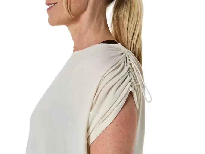 NAGINO RUN REGULOWANY TOP Z KRÓTKIM RĘKAWEM