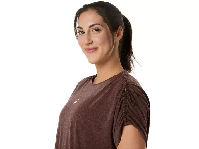 NAGINO RUN REGULOWANY TOP Z KRÓTKIM RĘKAWEM NAGINO RUN REGULOWANY TOP Z KRÓTKIM RĘKAWEM