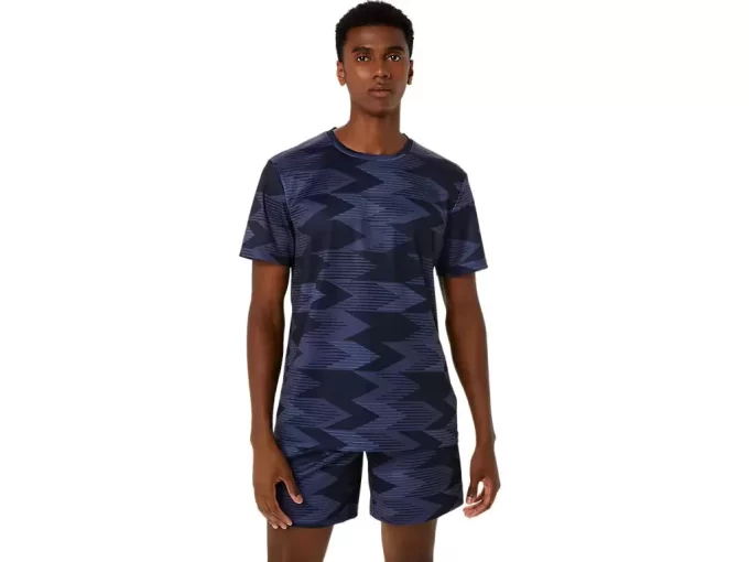 SEZONOWA BLUZKA Z KRÓTKIM RĘKAWEM Z NADRUKIEM NA CAŁEJ POWIERZCHNI SEZONOWA BLUZKA Z KRÓTKIM RĘKAWEM Z NADRUKIEM NA CAŁEJ POWIERZCHNI