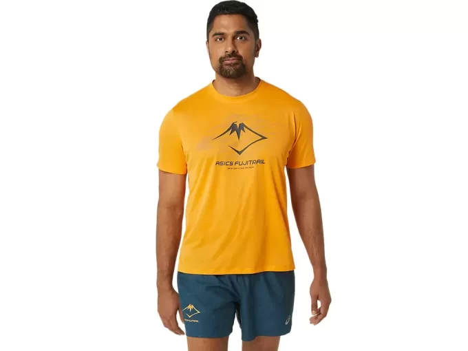 TOP Z KRÓTKIM RĘKAWEM Z LOGO FUJITRAIL TOP Z KRÓTKIM RĘKAWEM Z LOGO FUJITRAIL