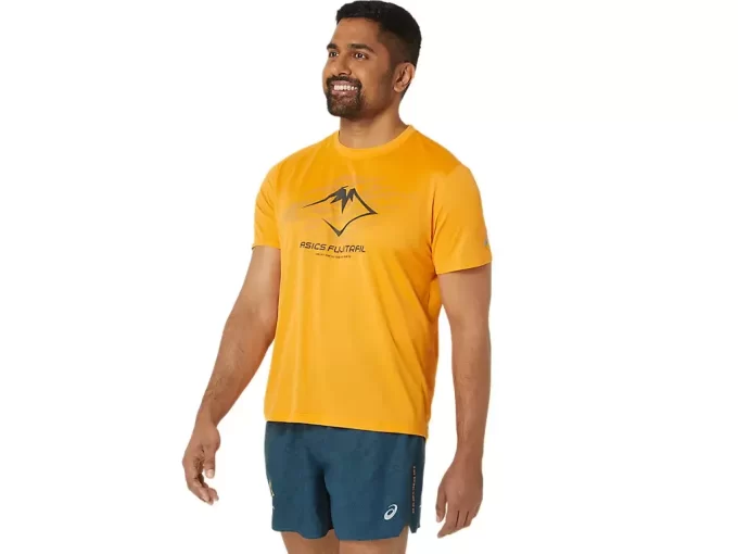 TOP Z KRÓTKIM RĘKAWEM Z LOGO FUJITRAIL TOP Z KRÓTKIM RĘKAWEM Z LOGO FUJITRAIL