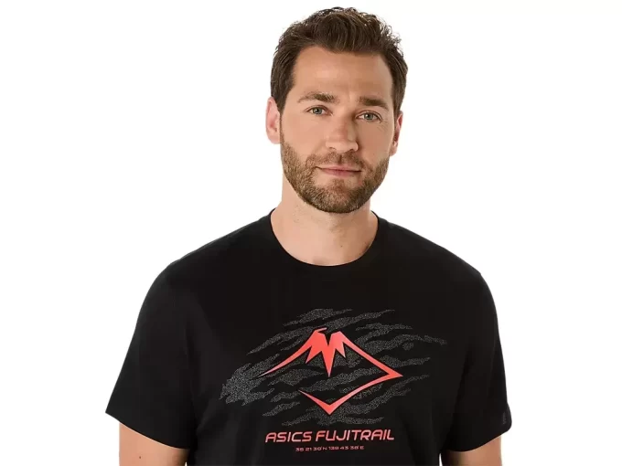 TOP Z KRÓTKIM RĘKAWEM Z LOGO FUJITRAIL TOP Z KRÓTKIM RĘKAWEM Z LOGO FUJITRAIL