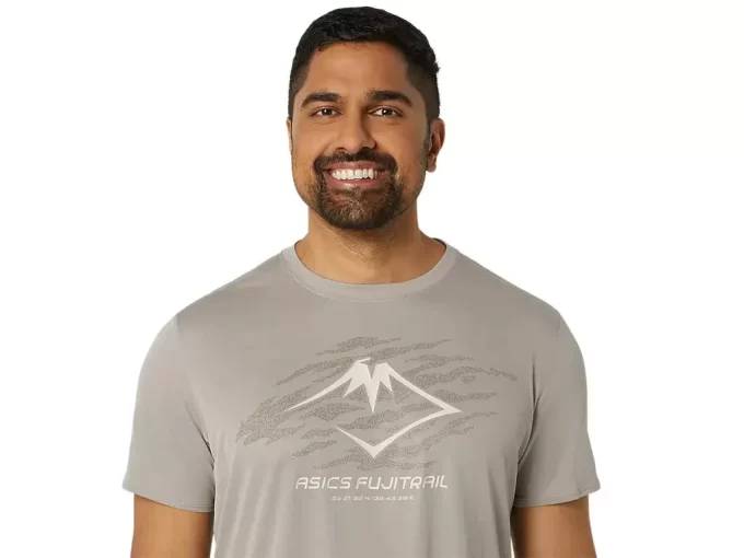 TOP Z KRÓTKIM RĘKAWEM Z LOGO FUJITRAIL