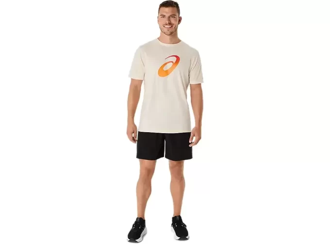 UNISEX KOSZULKA Z KRÓTKIM RĘKAWEM I GRADIENTOWYM LOGO SPIRALNYM