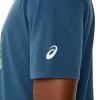 UNISEXOWA KOSZULKA ASICS RUN OUTSIDE CLUB Z KRÓTKIM RĘKAWEM
